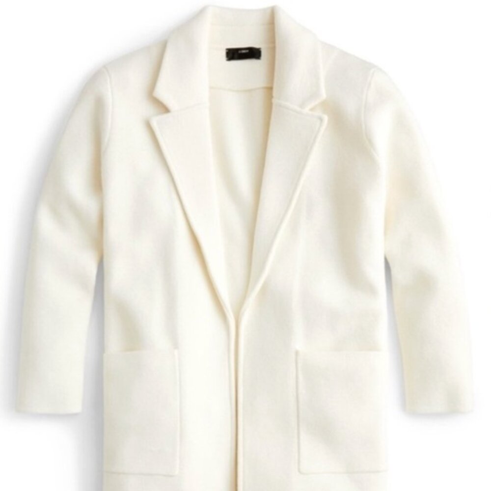 J. Crew 365 Merino Wool Blend Long Knit Cardigan Blazer